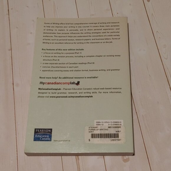 3/$13 Forms If Writing 5th Edition A Rhetoric, Handbook And Reader Adult Book - Picture 4 of 4